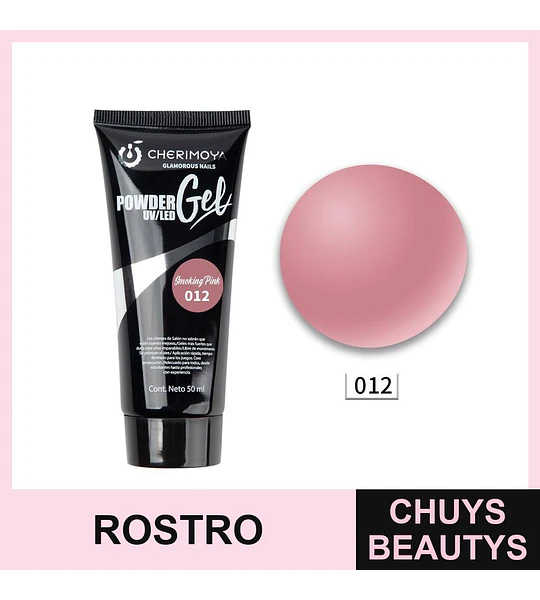 Gel en Polvo UV/LED Smoking Pink 012 Cherimoya 50 ml