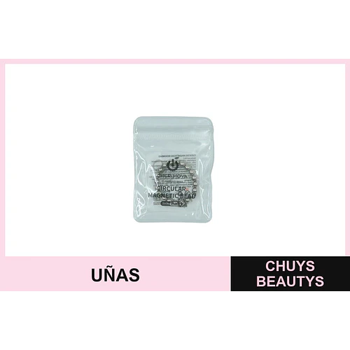 Cuentas magnéticas circulares para uñas Cherimoya 5mm 20 unidades - Chuys Beautys | Chuys Beautys