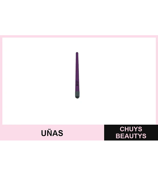 Pincel para uñas Cherimoya morado con punta gris