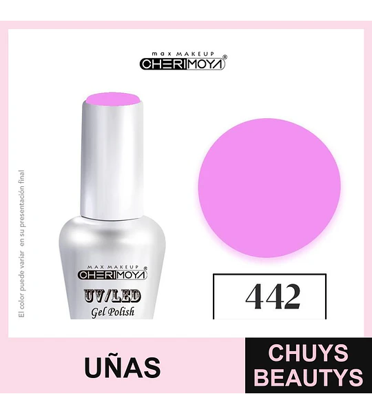Esmalte Gel Polish UV/LED Cherimoya 442 Soak Off 15ml