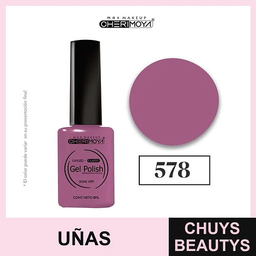 Esmalte Gel Polish Classic 578 Cherimoya Max Makeup - Chuys Beautys | Chuys Beautys