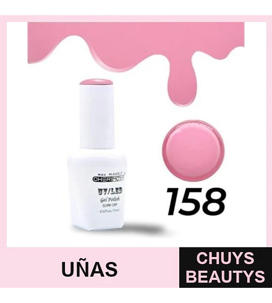 Esmalte Gel UV/LED Soak Off Color 158 Cherimoya