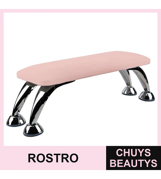 Reposamanos para Uñas con Base Cromada Rosa