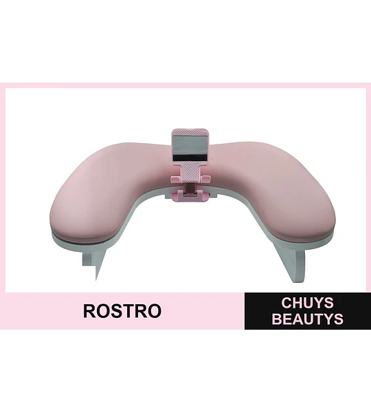 Soporte ergonómico para uñas con espejo y base ajustable
