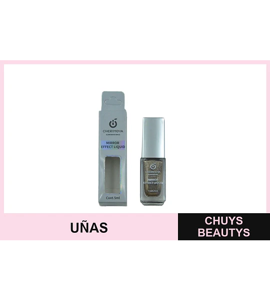 Esmalte efecto espejo Cherimoya Mirror Effect Liquid 5ml
