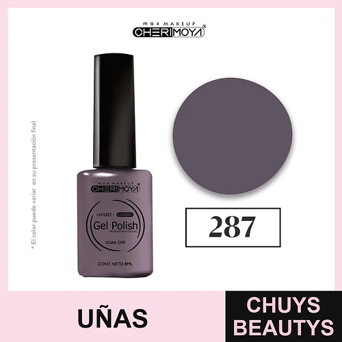 Gel Polish Classic 287 Soak Off Cherimoya 8ml - Chuys Beautys | Chuys Beautys