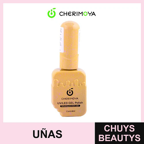Esmalte Gel UV/LED Cherimoya Refreshing Ice Cream Color Cont. 8ml - Chuys Beautys | Chuys Beautys