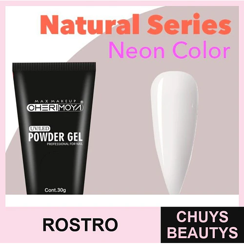 Gel en polvo UV/LED Cherimoya Natural Series Neon Color 25 30g - Chuys Beautys | Chuys Beautys