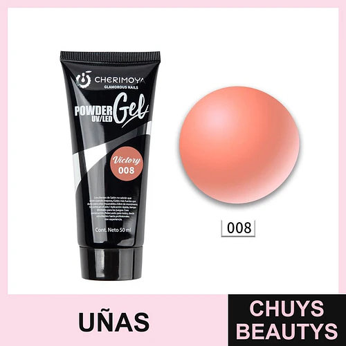 Gel de Uñas Victory 008 UV/LED Cherimoya 50 ml - Chuys Beautys | Chuys Beautys