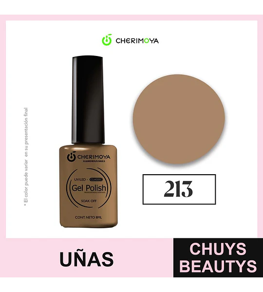 Esmalte Gel Polish Classic 213 Cherimoya 8ml