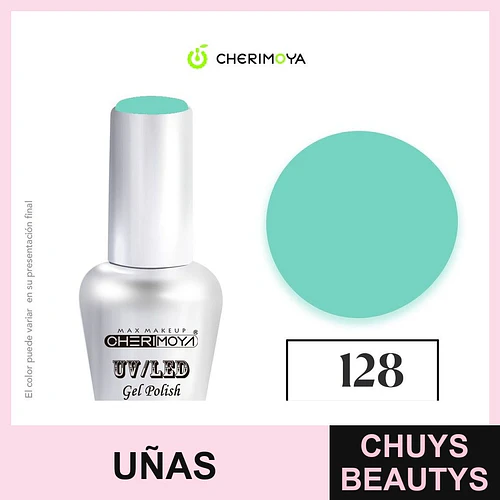 Esmalte Gel UV/LED Cherimoya 128 Soak Off 15ml - Chuys Beautys | Chuys Beautys