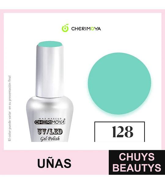 Esmalte Gel UV/LED Cherimoya 128 Soak Off 15ml