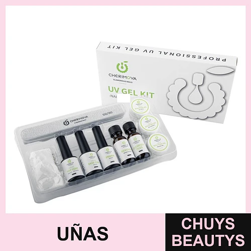 Kit Profesional Uñas Gel Cherimoya Nail Art - Chuys Beautys | Chuys Beautys