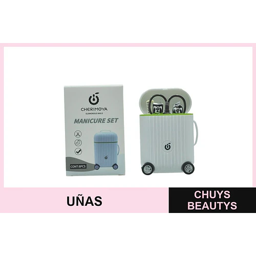 Set de manicura Cherimoya Glamorous Nails 8 piezas - Chuys Beautys | Chuys Beautys