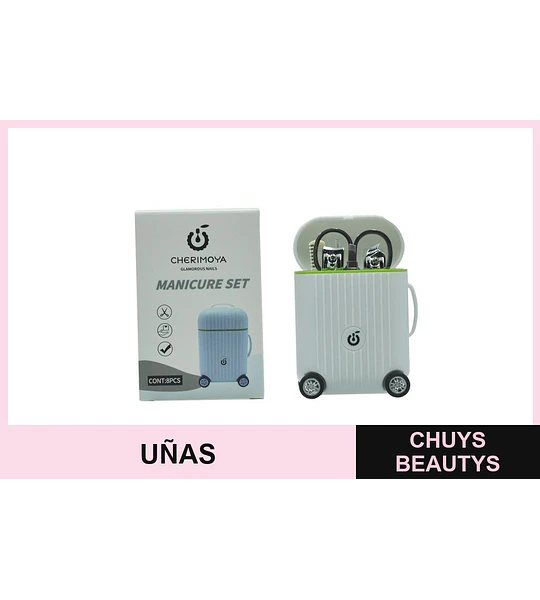 Set de manicura Cherimoya Glamorous Nails 8 piezas