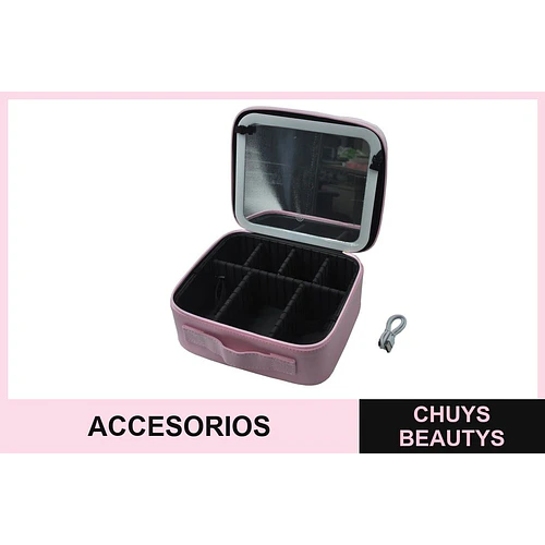 Organizador de maquillaje con espejo y luz LED BH071006 - Chuys Beautys | Chuys Beautys