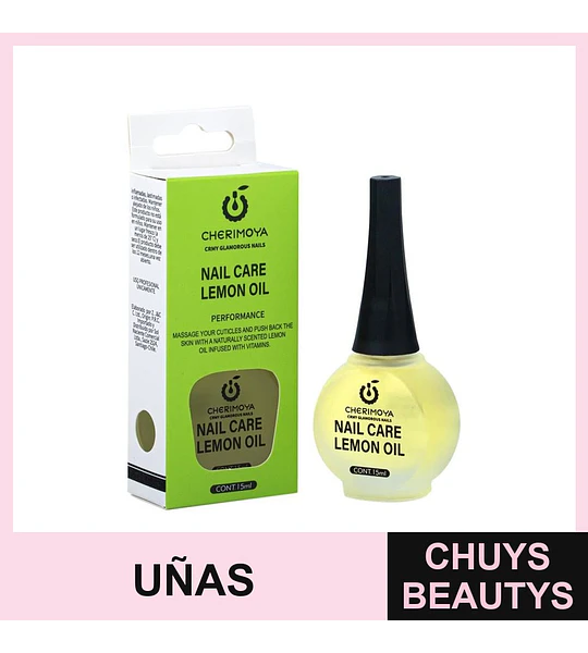 Aceite para Uñas Cherimoya con Vitamina y Aroma a Limón 15ml