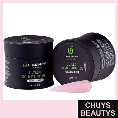 Gel Escultor UV/LED Hard Extension Cherimoya 30g Rosa - Chuys Beautys | Chuys Beautys