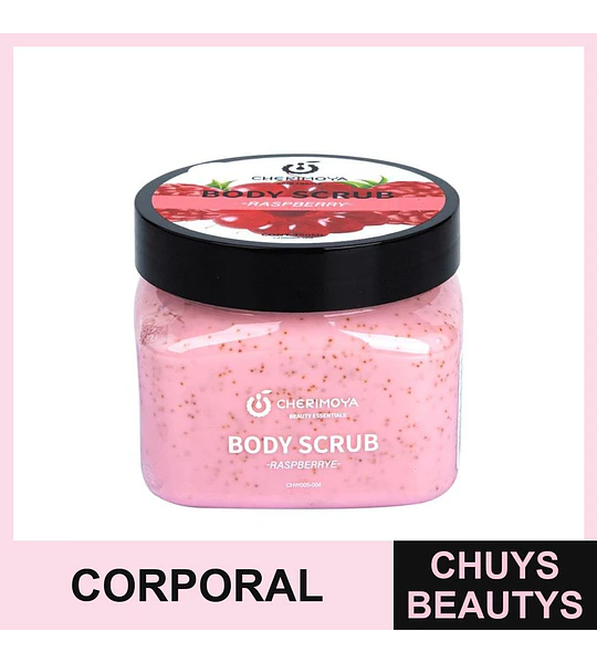 Exfoliante Corporal de Frambuesa Cherimoya para Piel Suave