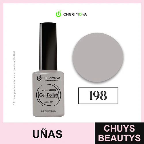 Gel Polish Classic 198 Cherimoya Soak Off 8ml - Chuys Beautys | Chuys Beautys