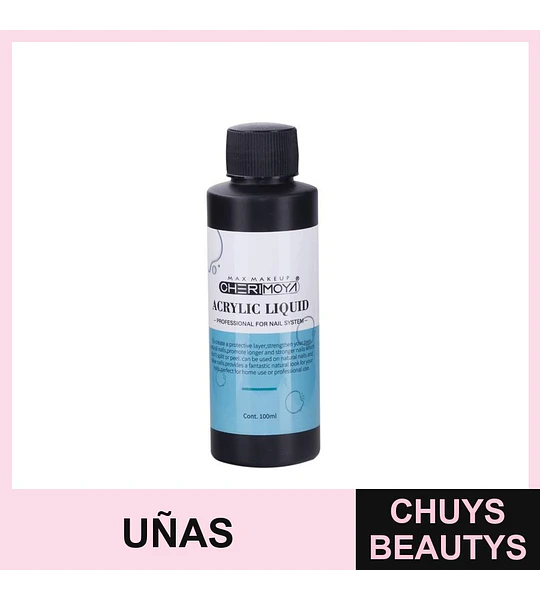 Líquido acrílico profesional para uñas Cherimoya 100ml