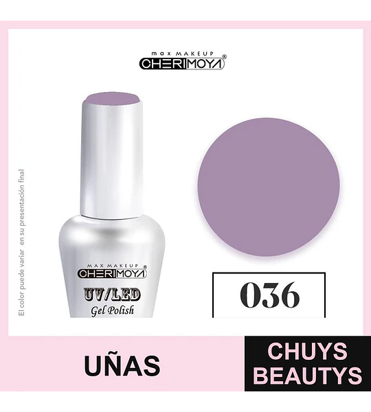 Esmalte Gel UV/LED Cherimoya Soak Off 036 15ml