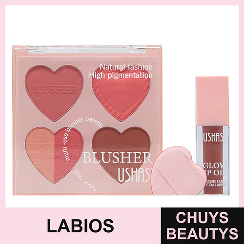 Set Rubor Balsamo Labial - Flamenco | Chuys Beautys