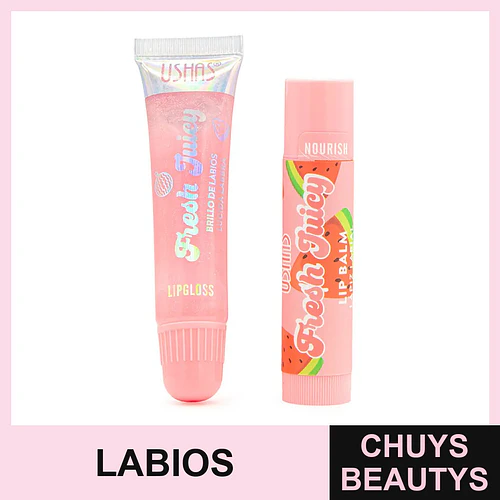 Brillo Labial + Balsamo Labial - Flamenco | Chuys Beautys