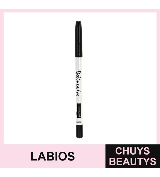 Lápiz Delineador para Labios y Ojos Negro azabache