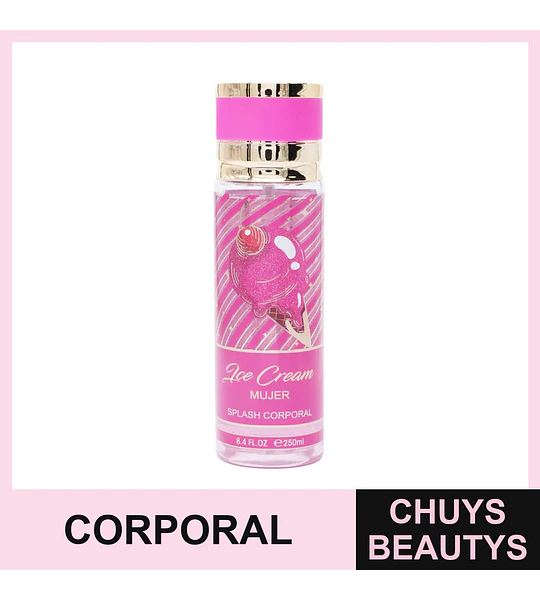 Splash Corporal 250ml Mujer - Ice Cream