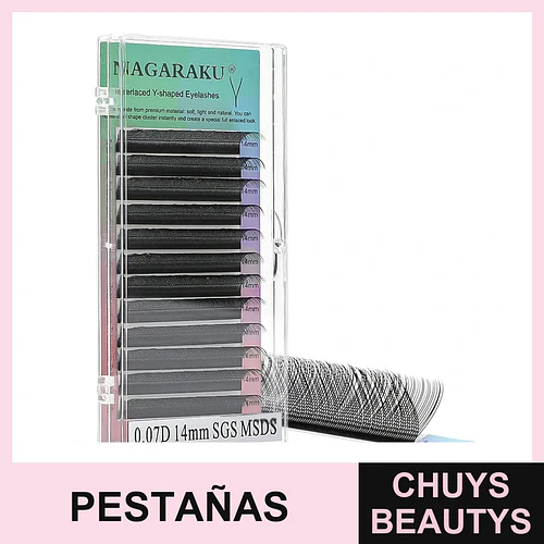 Pestañas Negras 2D 14mm - Flamenco | Chuys Beautys