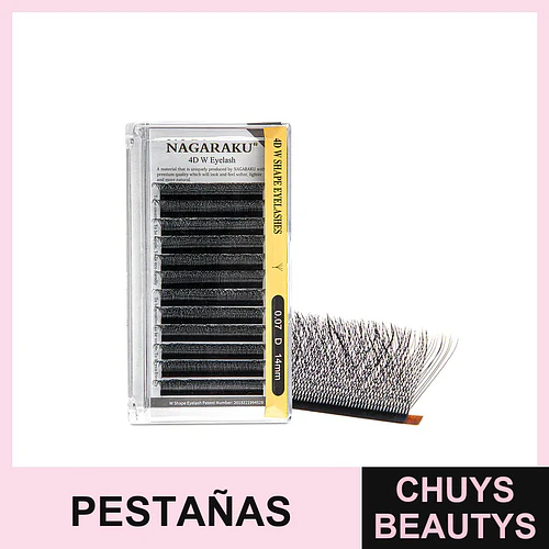 Pestañas 4D 0.07D 14mm - Flamenco | Chuys Beautys