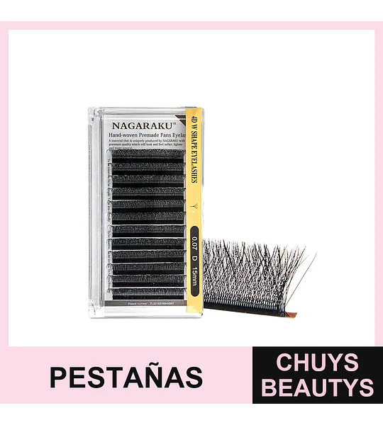 Pestañas 4D 0.07D 15mm