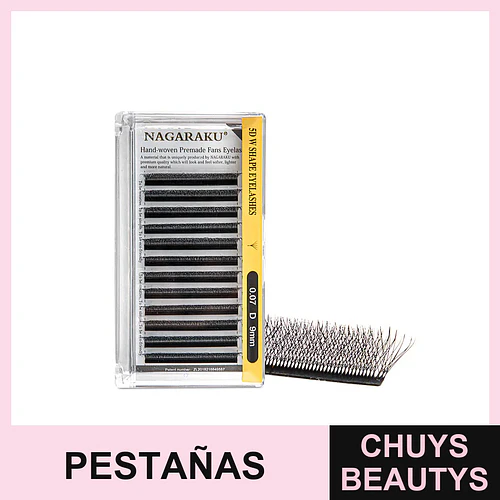 Pestañas 5D 0.07D 9mm - Flamenco | Chuys Beautys