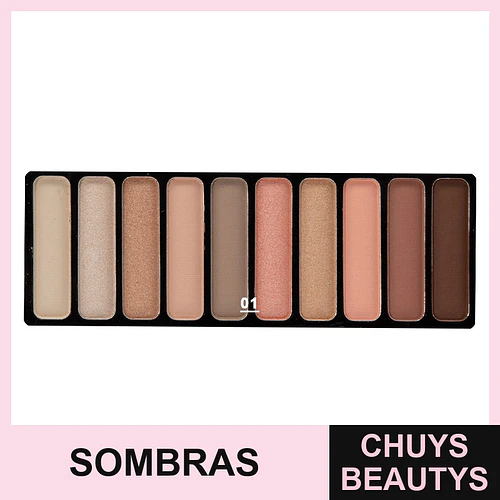 Sombra de Ojos 10 Colores - Flamenco | Chuys Beautys