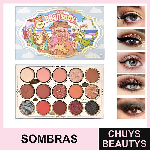 Paleta De Sombras Beacons De Ojos De 15 Colores - Chuys Beautys | Chuys Beautys