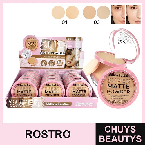 Polvo Compacto Efecto Matte M25248 - Chuys Beautys | Chuys Beautys