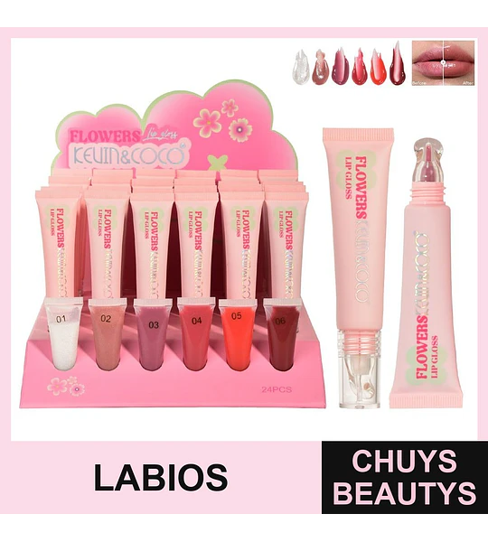 Brillos Labiales Aceitosos Con Color