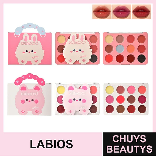 Paleta De 12 Labiales Cremosos - Chuys Beautys | Chuys Beautys