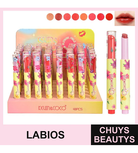 Labiales florales (8 colores)