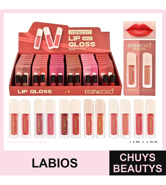 Set de 2 Brillos Labiales