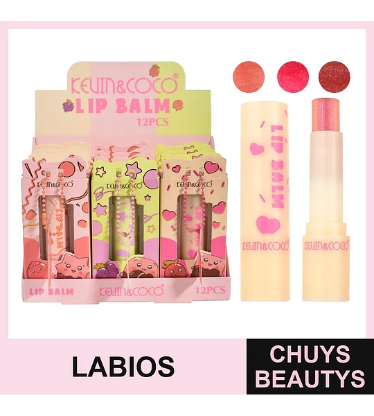 Balsamo Labial De Chocolate Con Frutas