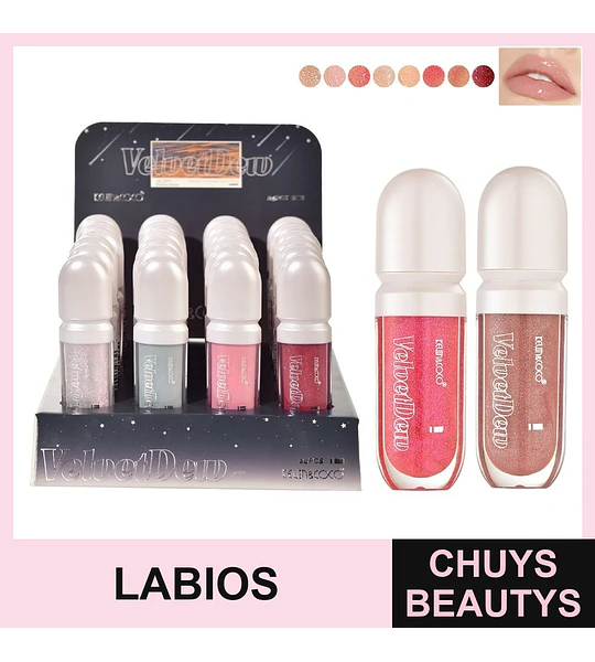 Brillos Labiales Velvet Dew Pearl