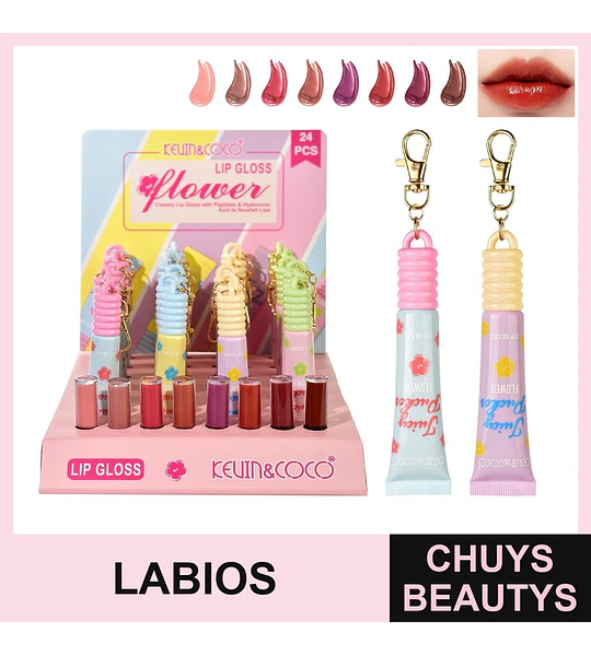 Brillos Labiales Con Llavero