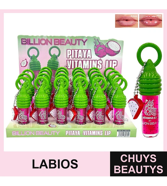 Aceite De Labios De Pitaya Con Vitaminas