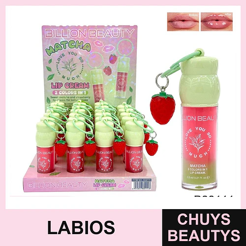Crema Labial De Matcha Y Fresa - Chuys Beautys | Chuys Beautys