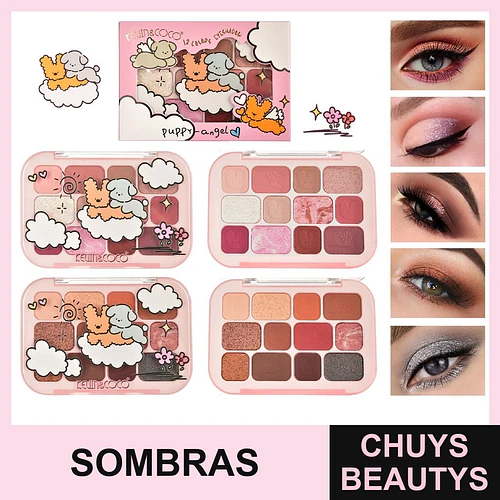 Sombra De Ojos Cute Pet De 12 Colores - Chuys Beautys | Chuys Beautys