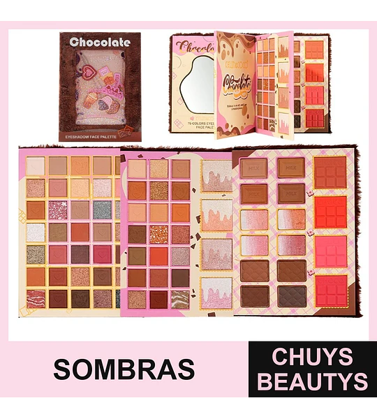 Paleta De Sombras De Ojos Coco Dream De 76 Colores