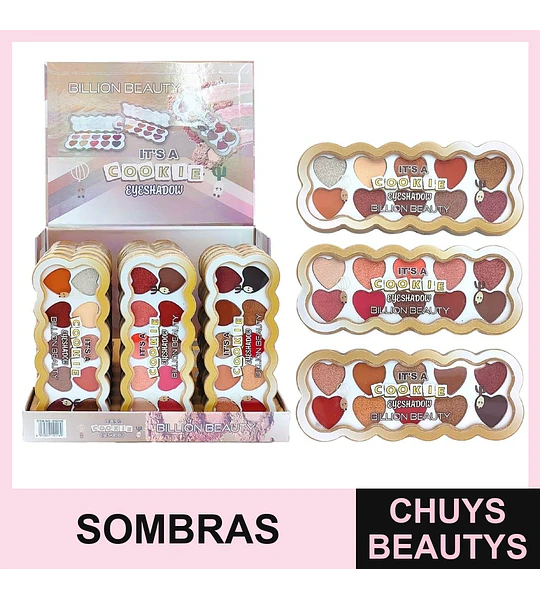 Paleta De Sombras De 10 Colores