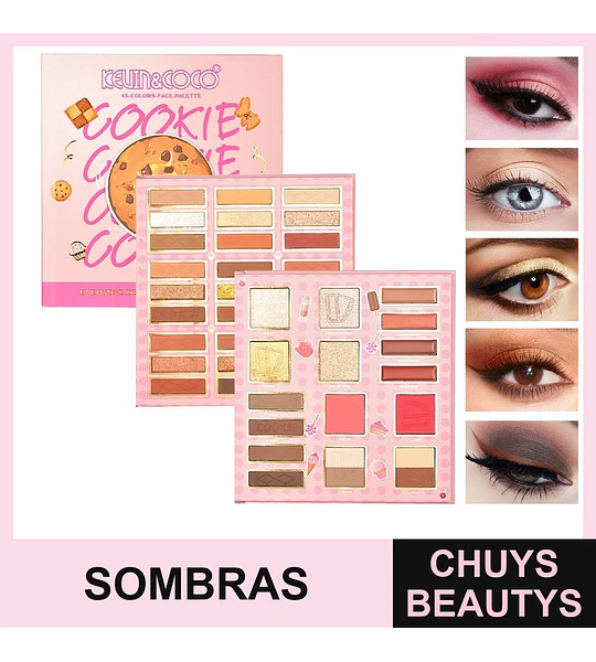 Paleta De Sombras Cookie